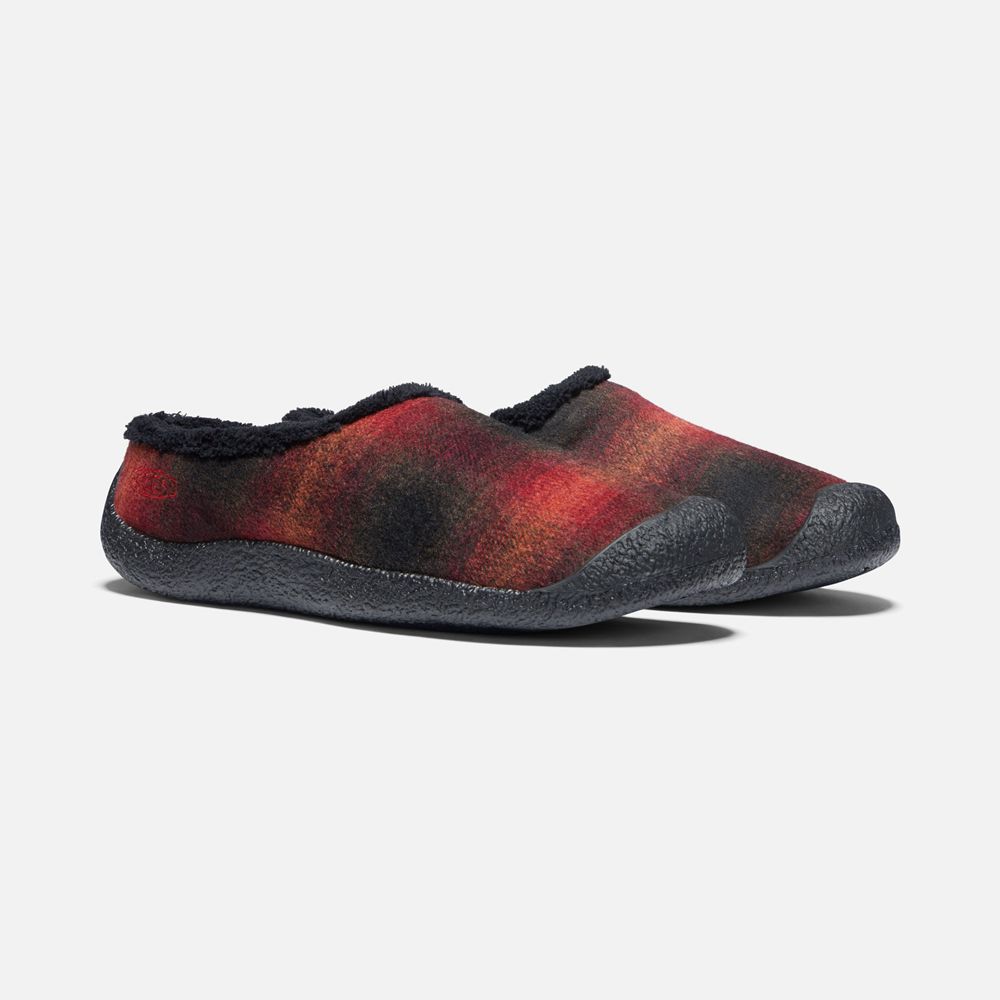 Keen Slippers Dames Rood/Zwart - Howser Slide - 12305-SIRY